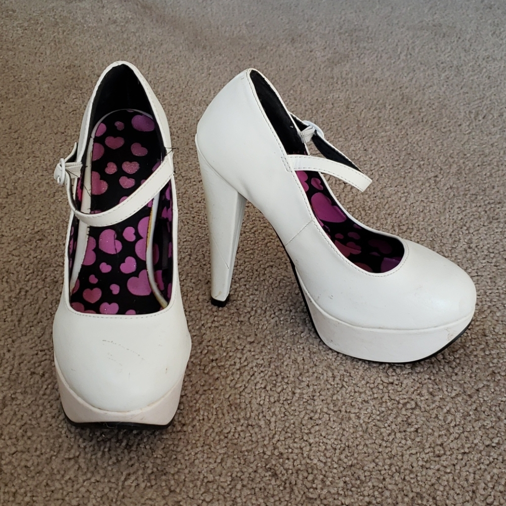 White heels